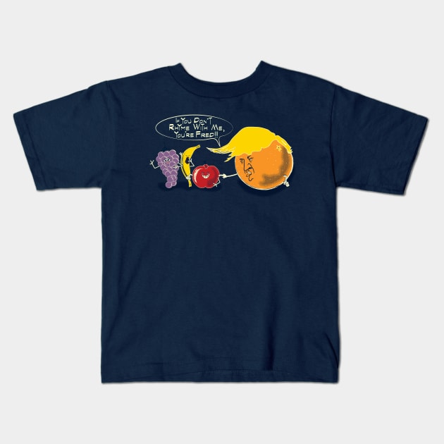 Fruits Kids T-Shirt by Laura Brightwood